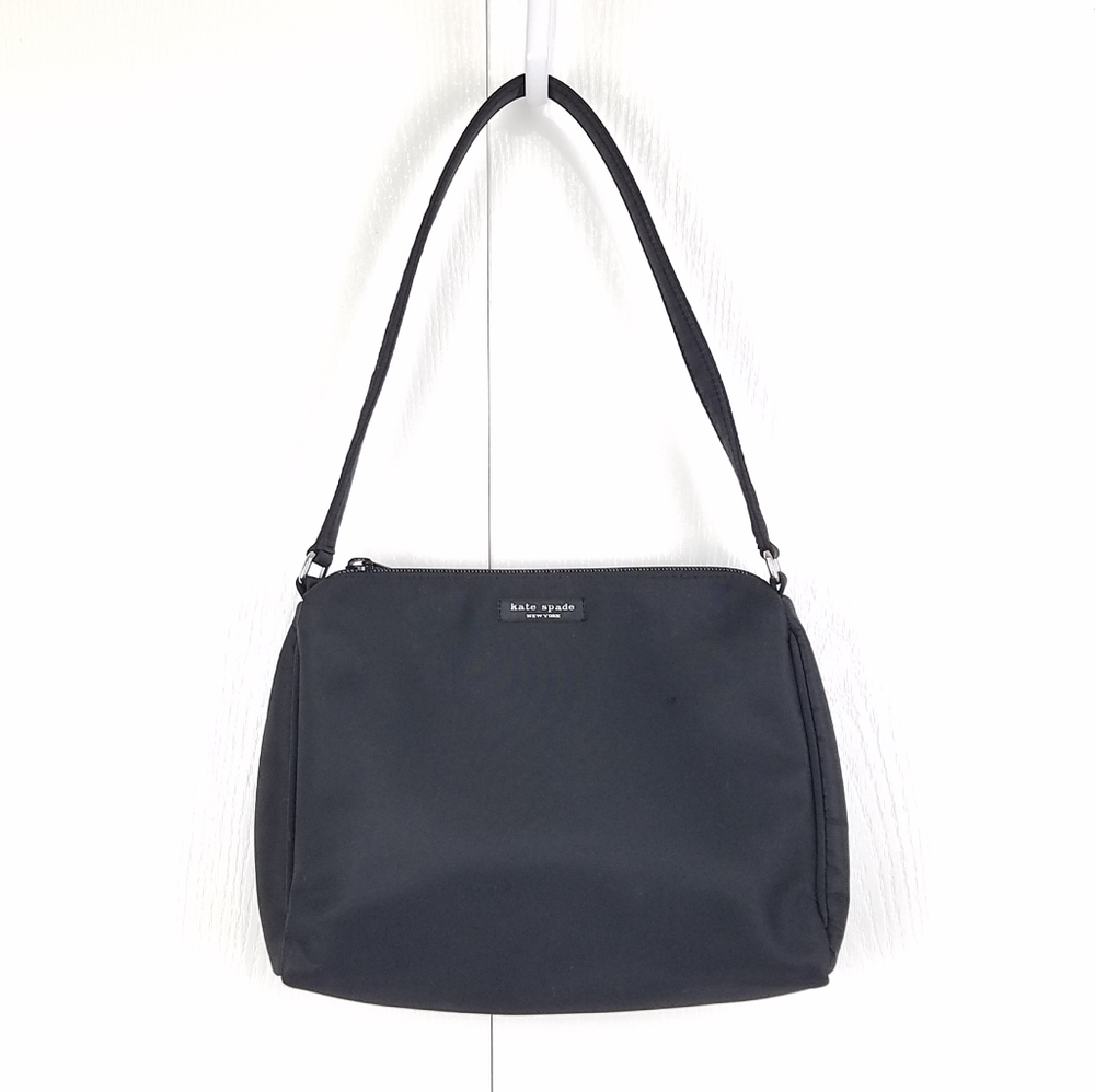 Kate Spade black nylon shoulder bag